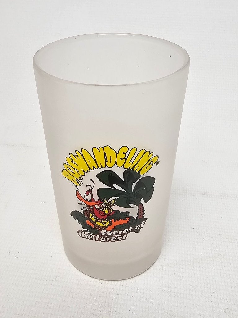 # Boswandeling glas frosted secret of the forest model 7, Verzamelen, Ophalen of Verzenden, Gebruikt, Borrel- of Shotglas