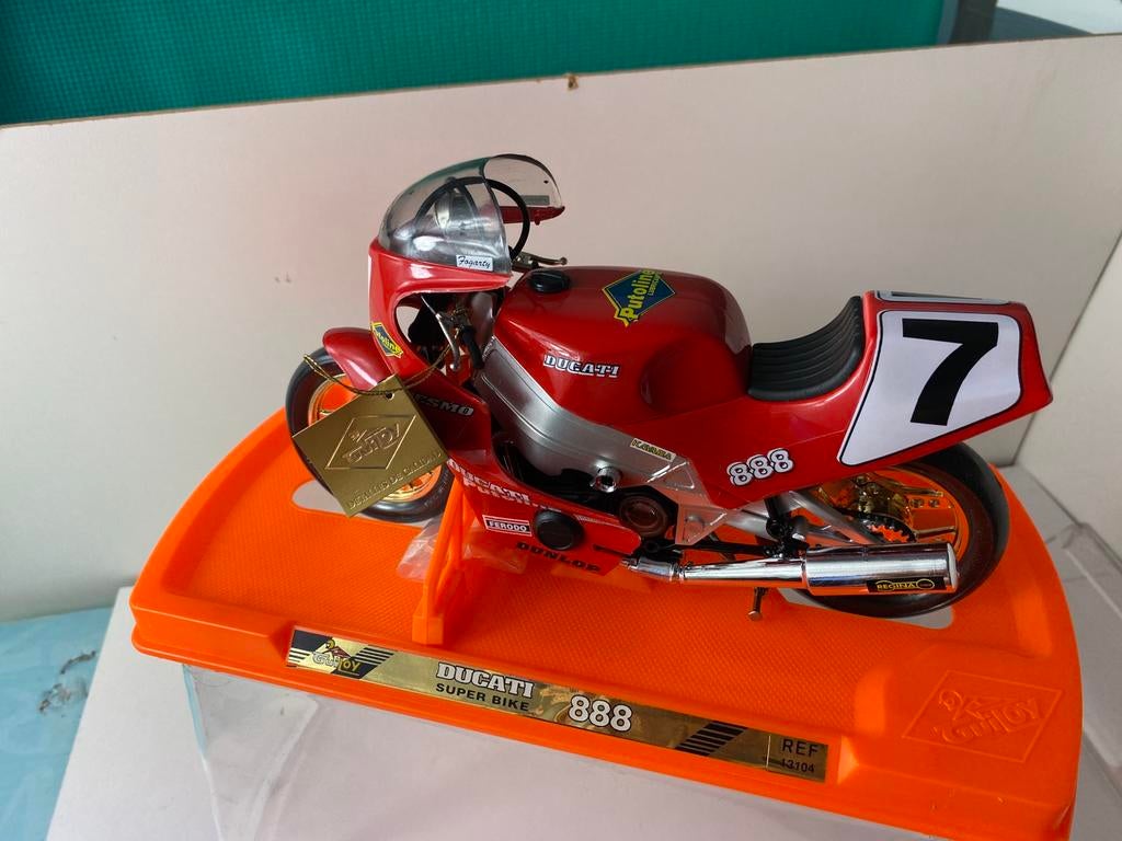 1:10 DUCATI DESMO  888-superbike-cert+ accessoires in zakje, Ophalen of Verzenden, Nieuw, 1:9 t/m 1:12, Motor