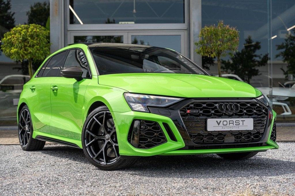 Audi RS 3 2.5 TFSI quattro Pano Hulk B&O Keramisch Leer HUD, Auto's, Audi, Automaat, Gebruikt, Zwart, RS3