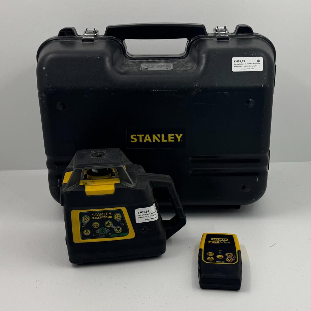 Stanley Fatmax RL HVPW-G Roterende groene laser, Gebruikt, Dordrecht@usedproducts.nl, Ophalen of Verzenden, Used Products Dordrecht