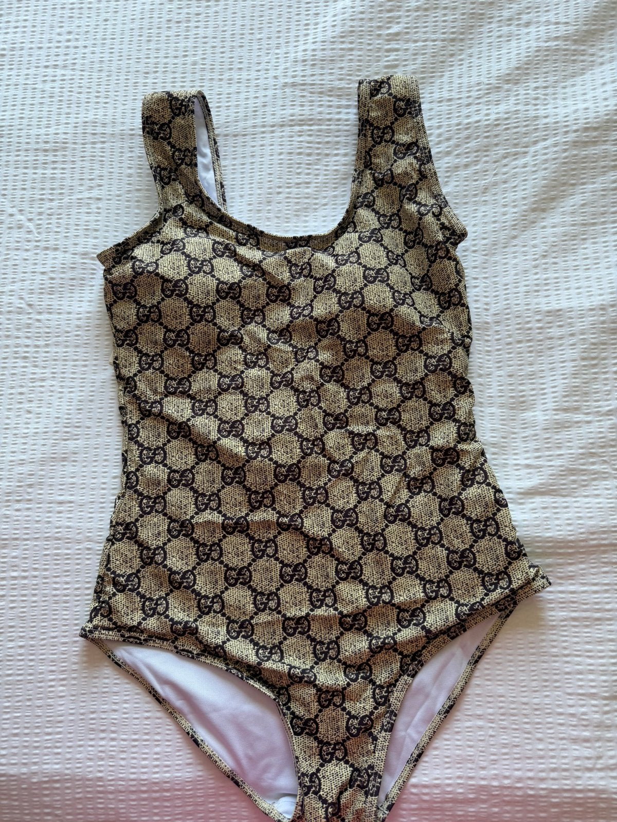 Gucci Badpak XL (valt als L) - Nooit gedragen, Kleding | Dames, Ophalen of Verzenden, Zo goed als nieuw, Zwart, Badpak