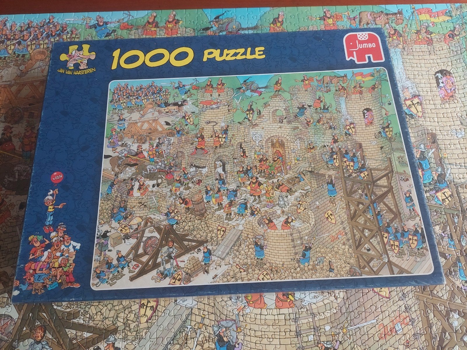 van Haasteren 1000 stukjes COMPLEET, Ophalen of Verzenden, 500 t/m 1500 stukjes, Zo goed als nieuw