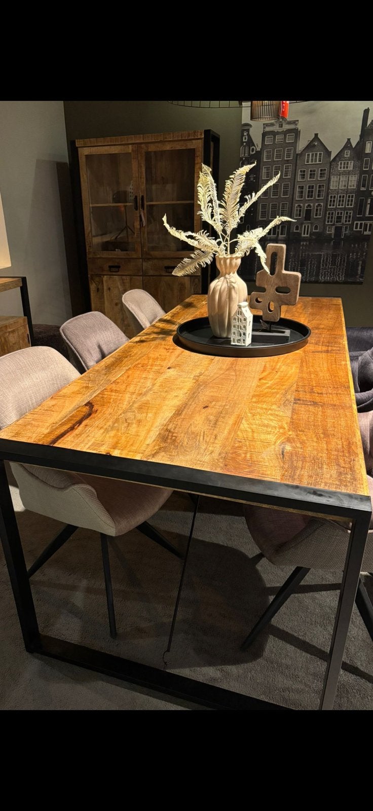Eettafel-Nieuw in doos, Huis en Inrichting, Tafels | Eettafels, Ophalen, Nieuw, Rechthoekig, 50 tot 100 cm