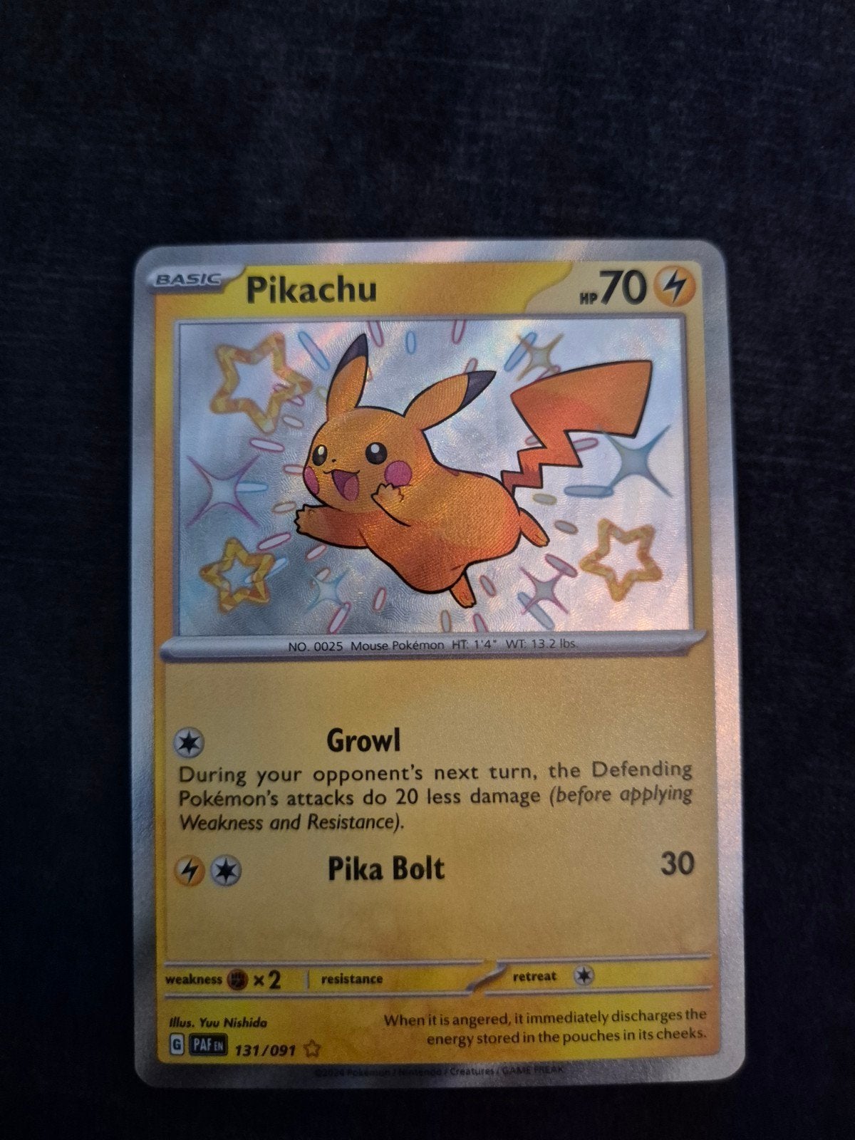 shiny pikachu 131/091, Ophalen of Verzenden, Nieuw, Losse kaart