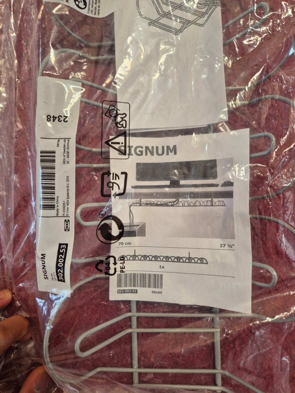 IKEA Signum kabelgoot - Nieuw in verpakking, Nieuw, Ophalen of Verzenden, Zilver, Metaal
