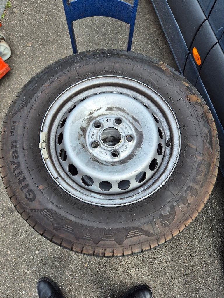 Volkswagen carter/man tge velgen set, Auto-onderdelen, Banden en Velgen, Ophalen, Bestelwagen, 16 inch, 205 mm