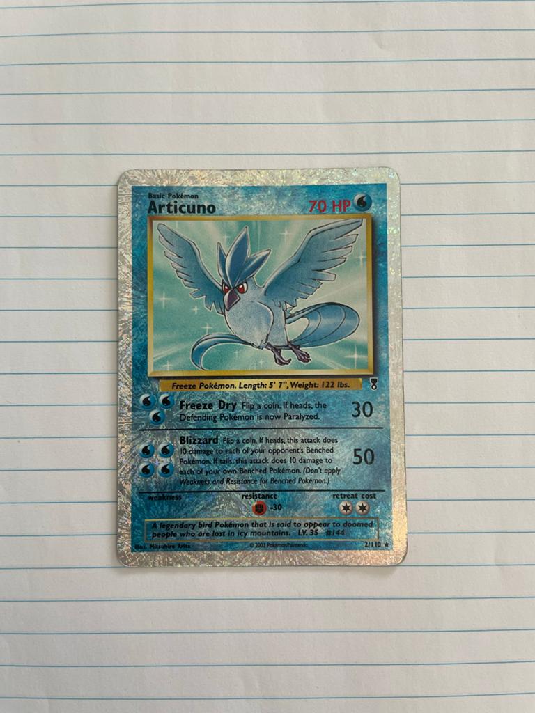 Pokémon Articuno 2/110 Holo Reverse Foil Legendary Collectio, Ophalen of Verzenden, Gebruikt, Losse kaart, Foil