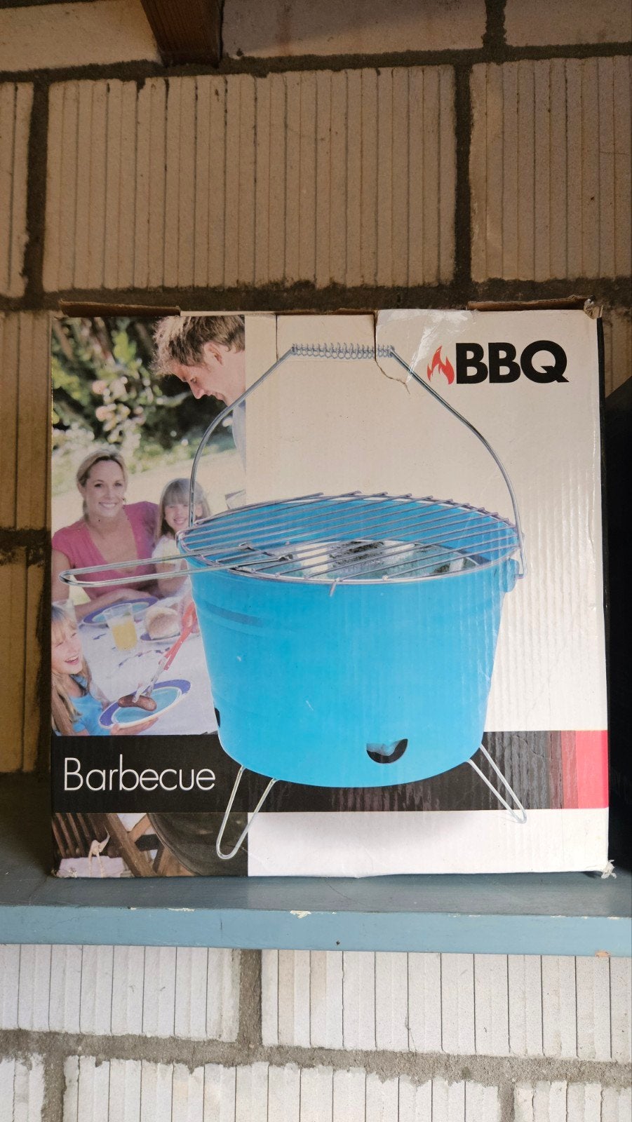 BBQ in emmer, een keer gebruikt, Ophalen, Gebruikt