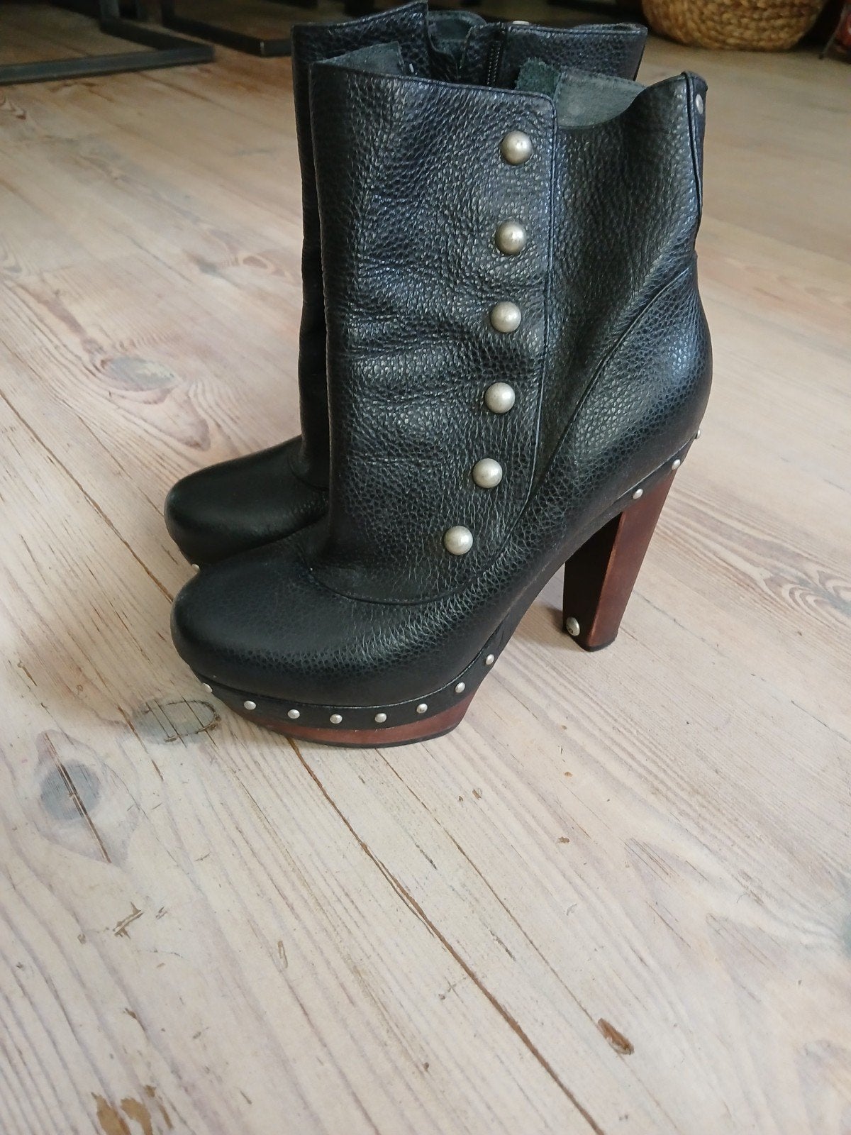 Zwarte UGG laarzen maat 40, Hoge laarzen, UGG, Zwart, Ophalen of Verzenden