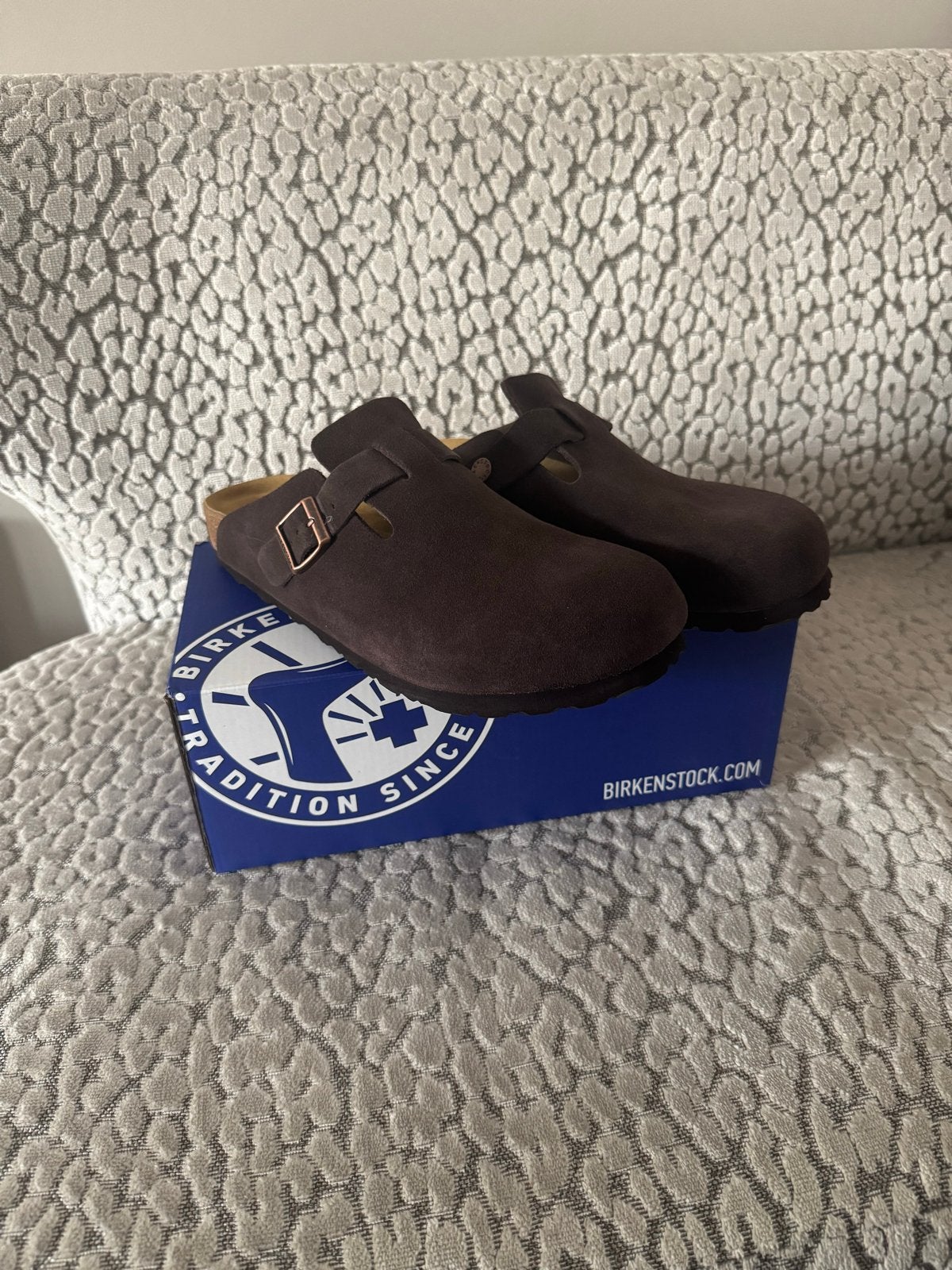 Birkenstock Boston Mocha Maat 42, Ophalen of Verzenden, Nieuw, Bruin