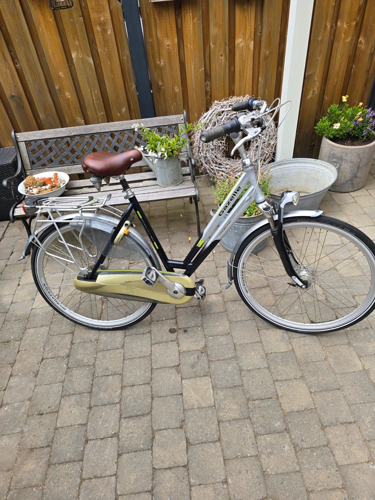 Gazelle Chamonix damesfiets met 8 versnellingen, Fietsen en Brommers, Ophalen, Versnellingen, Gazelle, Trommelrem