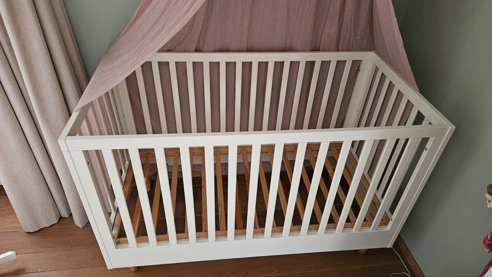 Petite Amelie Bocca doorgroei ledikant (incl. matras), 70 tot 85 cm, 140 tot 160 cm, Zo goed als nieuw, Ophalen