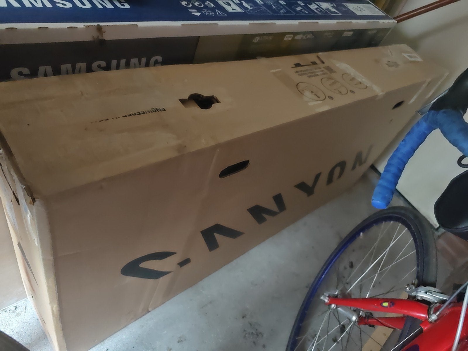 Canyon bike guard - fietsdoos - bike box, Ophalen, Zo goed als nieuw, 80 kg of meer
