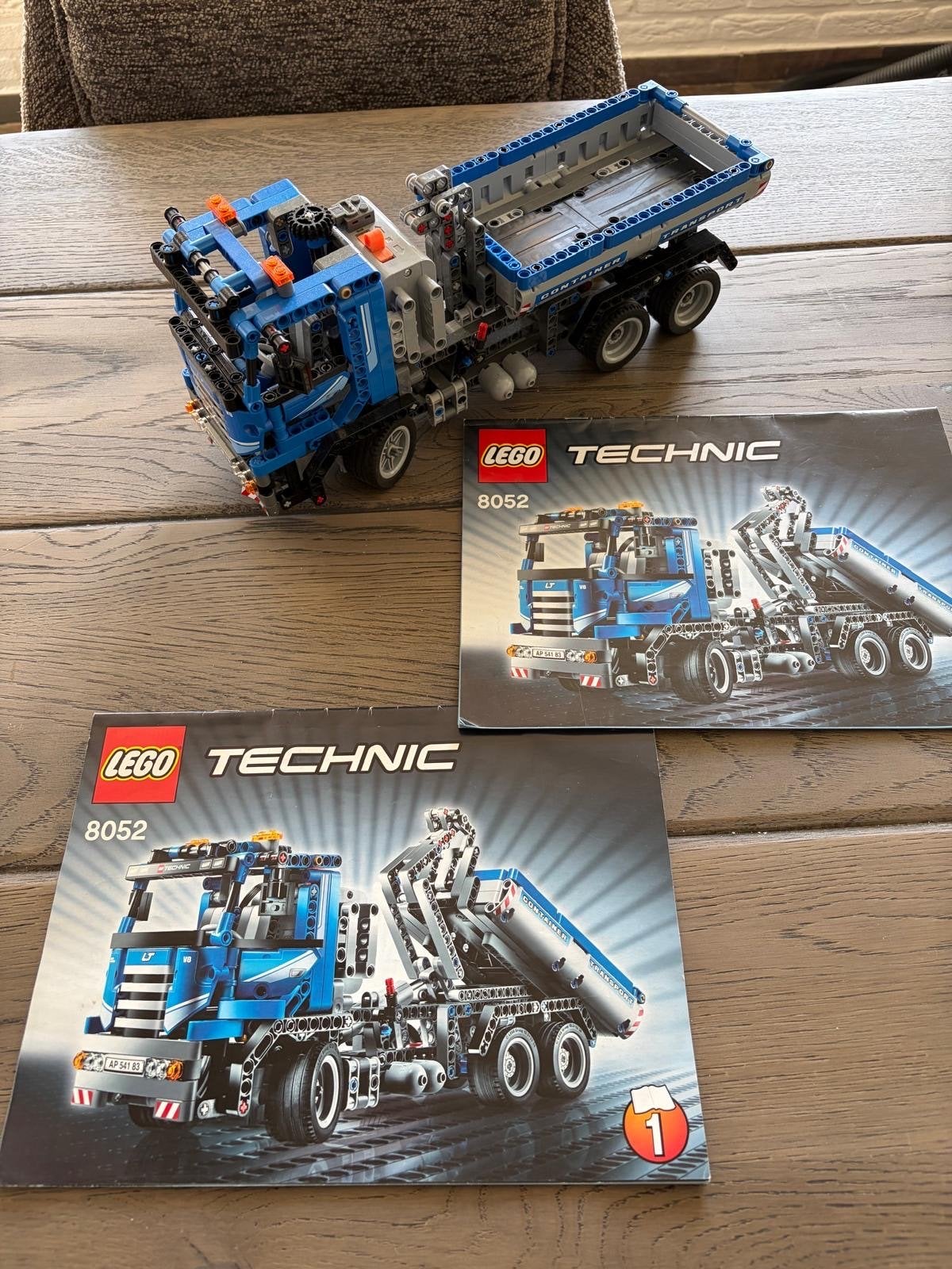 LEGO Technic 8052 Container Truck met instructies, Ophalen, Lego, Nieuw, Inclusief instructies