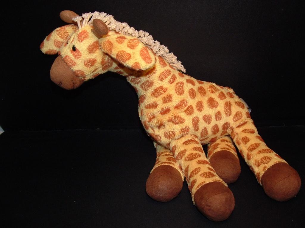 HAPPY HORSE GIRAFFE GINGO NR2 VELOURS GOUDGEEL MET, Verzenden, Nieuw, Overige typen