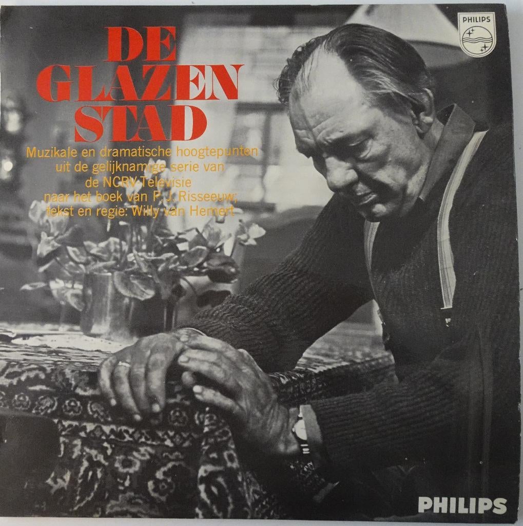 LP De glazen stad  NCRV Westland, Ophalen of Verzenden, Zo goed als nieuw, Overige formaten, Levenslied of Smartlap