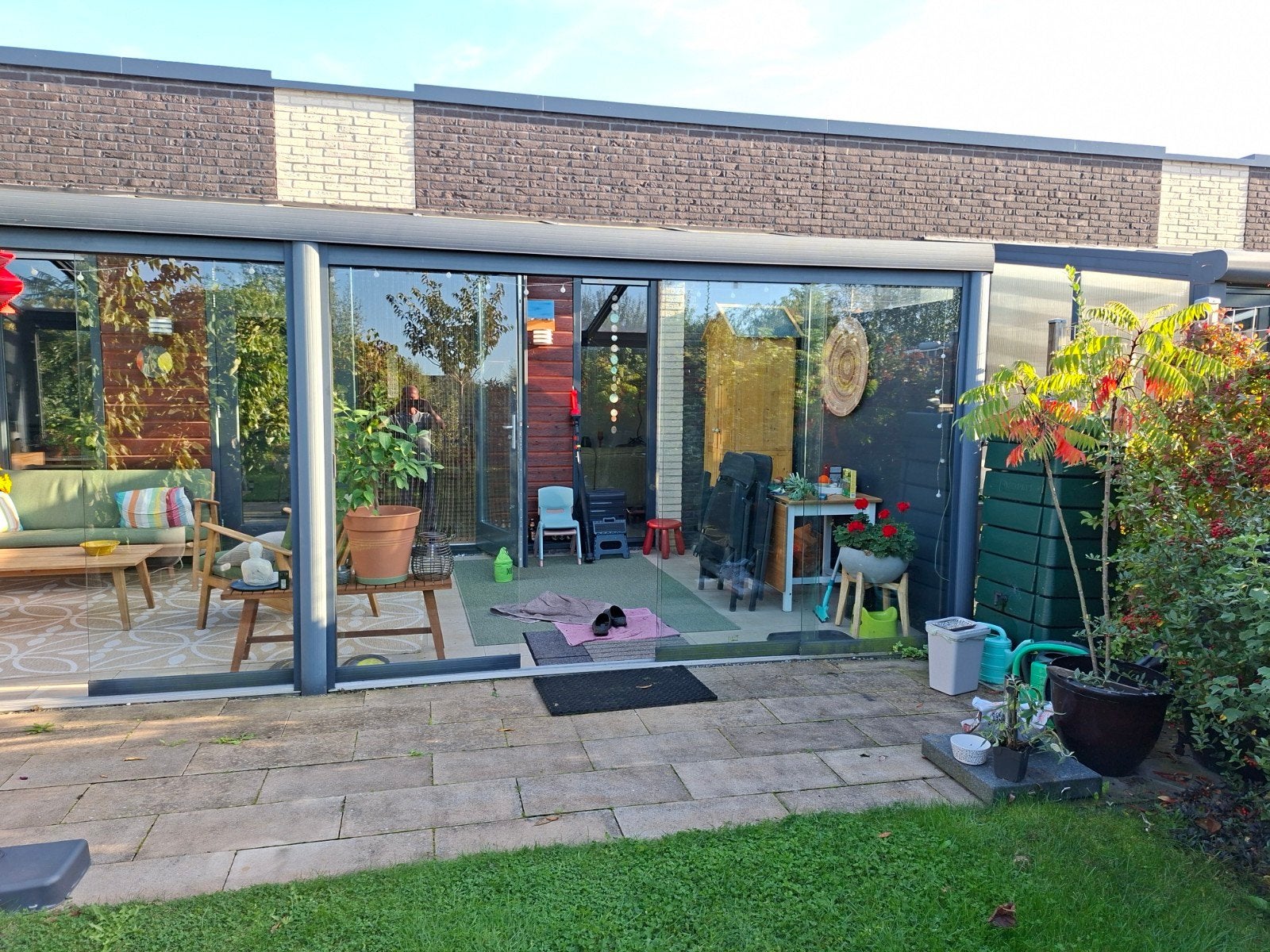 Tuinkamer 7 X 3 m2, Ophalen, Zo goed als nieuw, Serre
