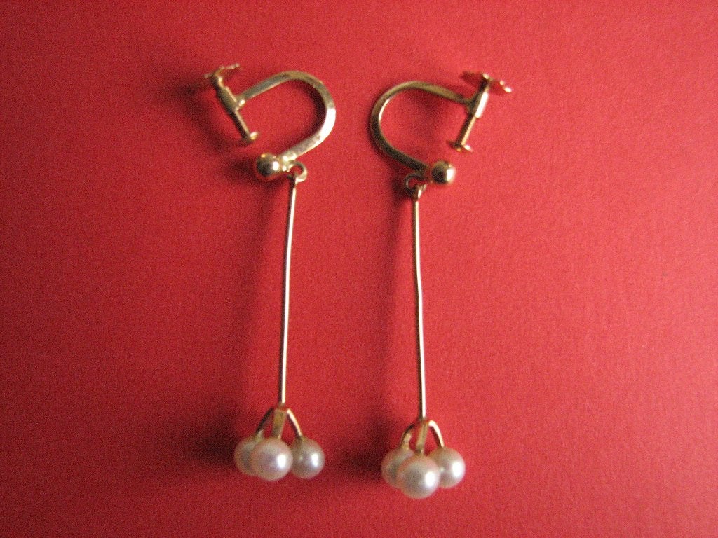 Prachtige Handgemaakte 14 Karaat Gouden Schroefoorbellen, Verzenden, Goud, Oorbellen, Met edelsteen