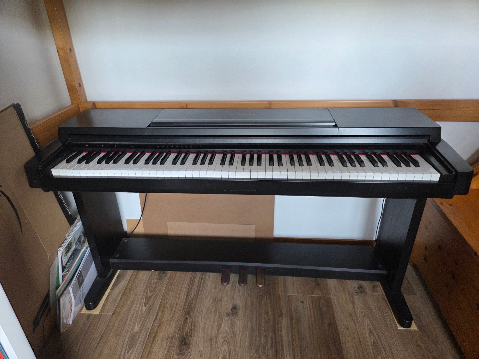 elektrische piano Yamaha Clavinova, Ophalen, Gebruikt, Zwart, Digitaal
