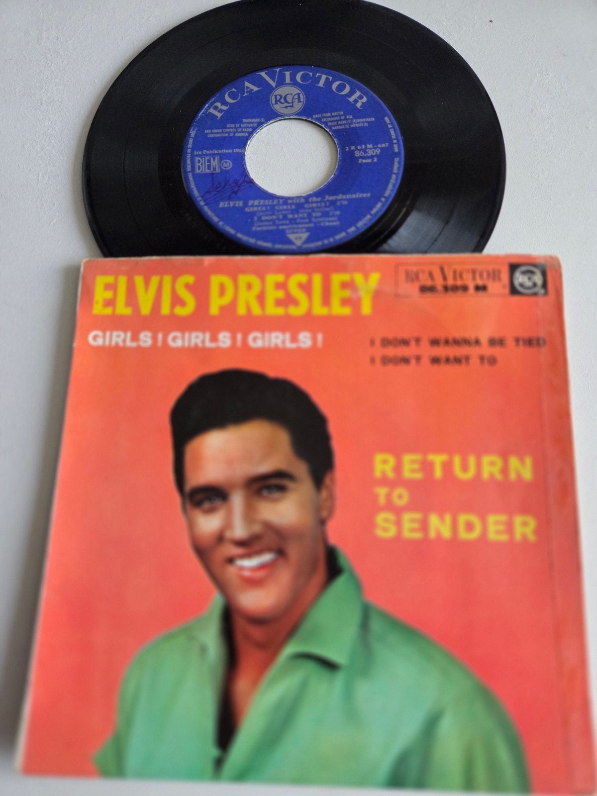 Elvis Presley - Girls! Girls! Girls! / Return To Sender, Gebruikt, 7 inch, Pop, EP
