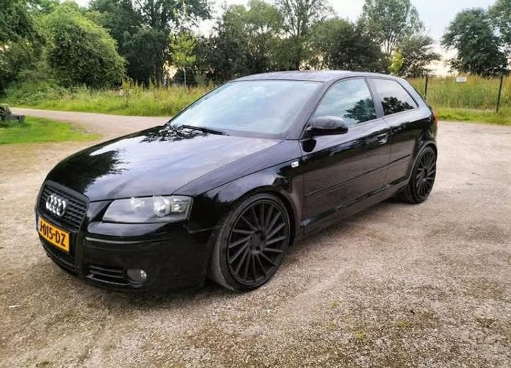 Audi a3 2009 Zwart 1.8 tfsi automaat, Auto's, Stof, 4 cilinders, 700 kg, 160 pk