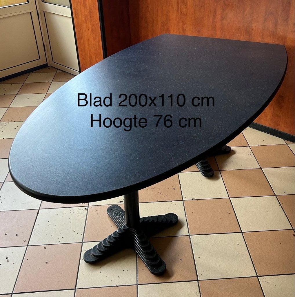 Eettafel Ovaal 2 Stuks Beschikbaar, Ophalen, Gebruikt, 100 tot 150 cm, 200 cm of meer