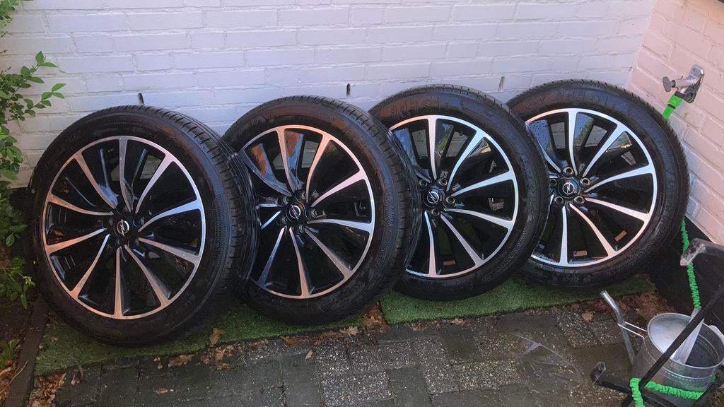 19” velgen, 5x108 met 6mm zomerbanden, Auto-onderdelen, Banden en Velgen, Velg(en), 205 mm, Zomerbanden, Ophalen