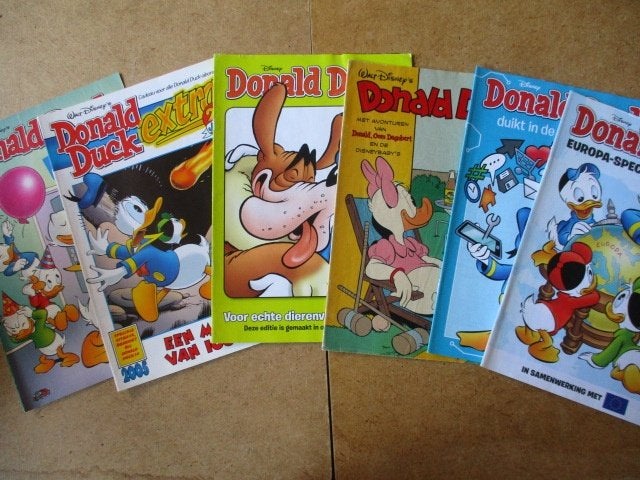 adv8454 diverse duckies, Boeken, Stripboeken, Gelezen, Eén stripboek, Ophalen