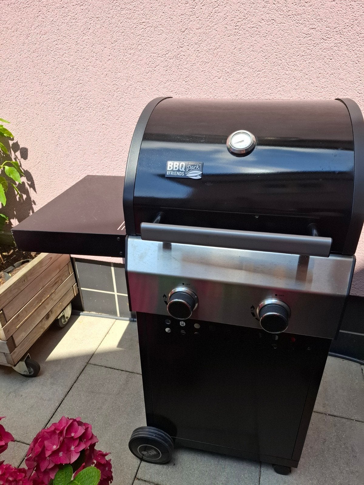 Gasbarbecue Central Park (2 Branders) + Temperatuurmeter, Ophalen
