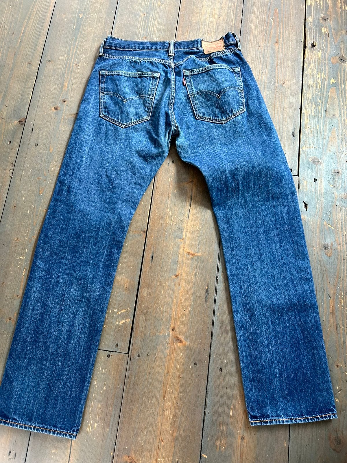 Vintage Levi's 501 Jeans / Spijkerbroek maat 31/ 32, Ophalen of Verzenden, Gedragen, Blauw, W32 (confectie 46) of kleiner