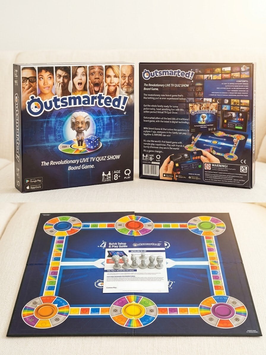Outsmarted! Bordspel - Inclusief Actieve License Key!, Vijf spelers of meer, Ophalen of Verzenden, Zo goed als nieuw, Outsmarted!