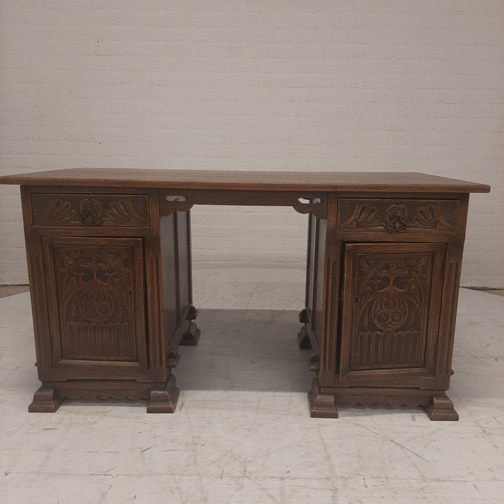 Antiek eiken bureau, Ophalen