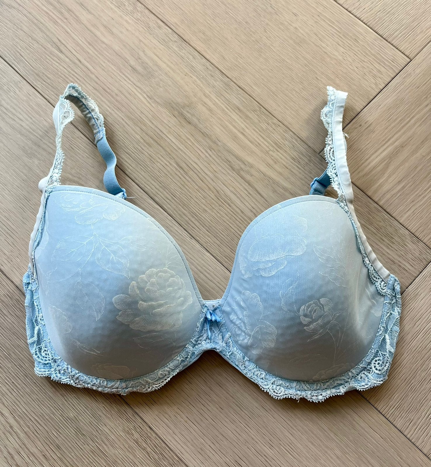 Marie Jo 80E Axelle Blauw Hartvormig (LEES BESCHRIJVING), Kleding | Dames, Marie Jo, BH, Verzenden, Blauw