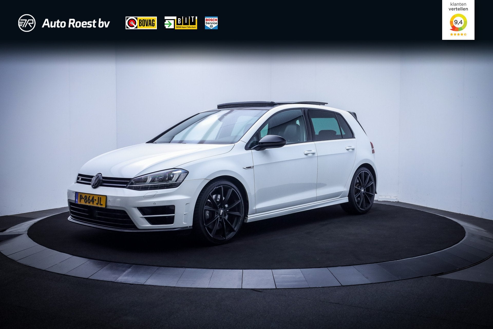 Volkswagen Golf 2.0 TSI R 4Motion PANO | XENON | LEDER | STO, Auto's, Gebruikt, 4 cilinders, 1984 cc, Wit
