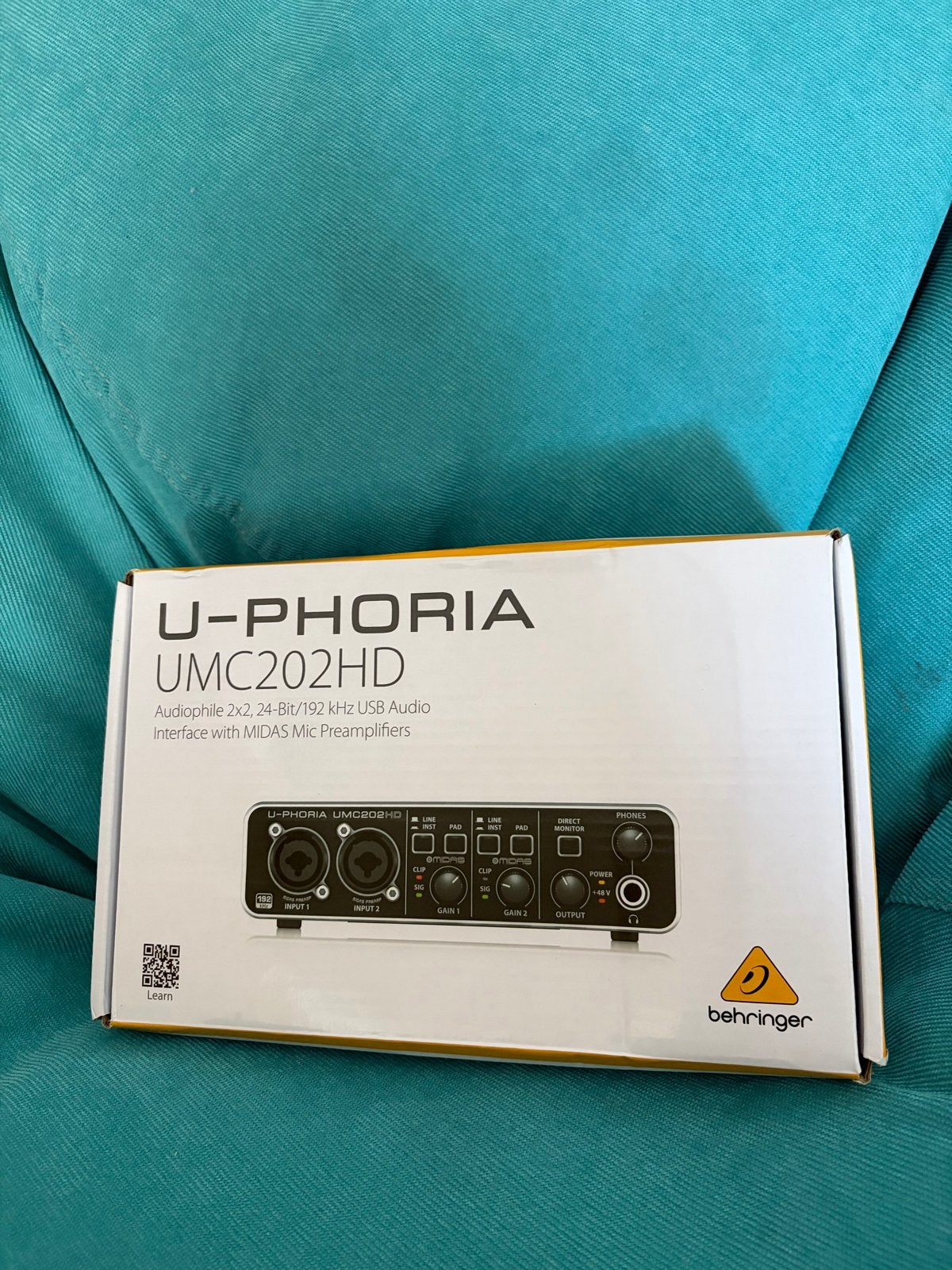 Behringer U-Phoria UMC202HD USB Audio Interface, Ophalen of Verzenden, Nieuw