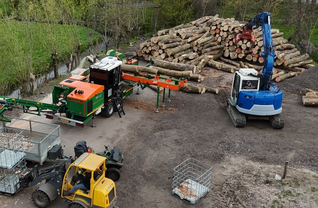 Los gestort Eiken Haardhout 1,5m3 GRATIS BEZORGD tot 50km, Minder dan 3 m³, Ophalen of Verzenden, Eikenhout, Blokken