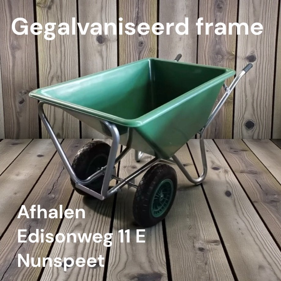 Stalkruiwagen stal kruiwagen XXL 180L mestkruiwagen nieuw, Ophalen, Nieuw, Handmatig, Tweewielig