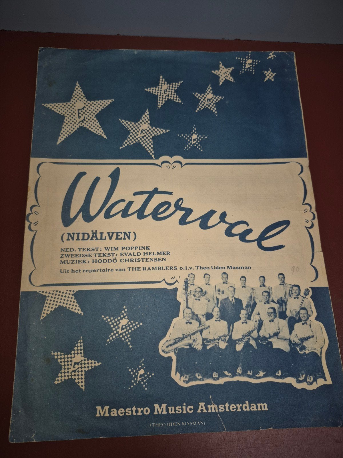 Waterwal (Nidälven) - Oude bladmuziek The Ramblers, Ophalen of Verzenden