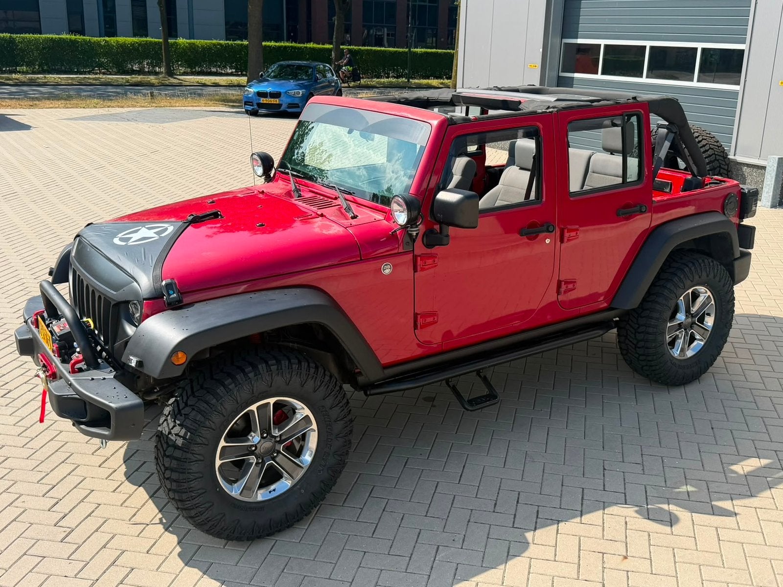 ‼️JEEP WRANGLER RUBICON EXTREME HARD/SOFTTOP YOUNGTIMER ‼️, Auto's, Automaat, Stof, Zwart, Bedrijf