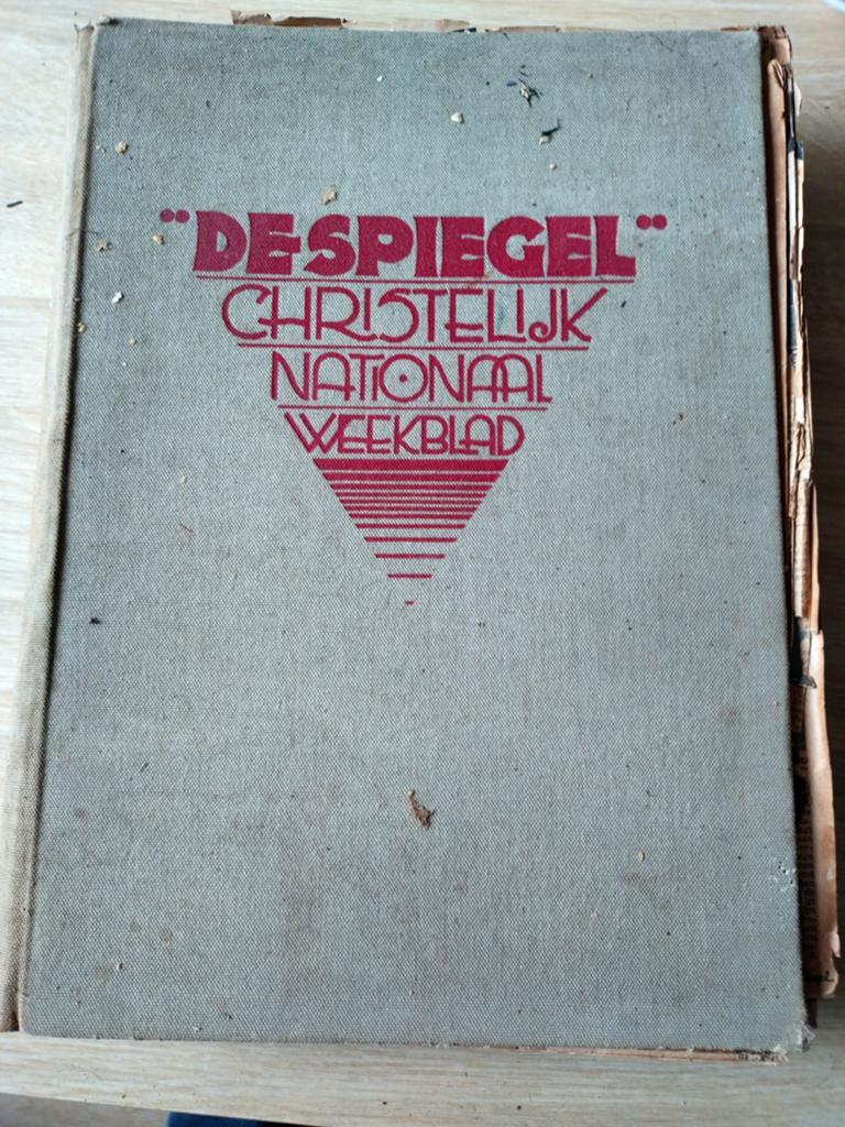 Ingebonden jaargang weekblad De Spiegel (1939-1940), Ophalen of Verzenden, Gelezen, Overige typen