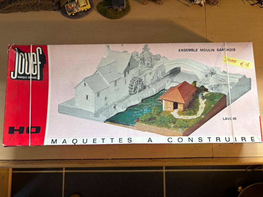 Jouef washok uit ensemble Moulin Sartois, Gelijkstroom, Jouef, Verzenden, Brug, Tunnel of Gebouw