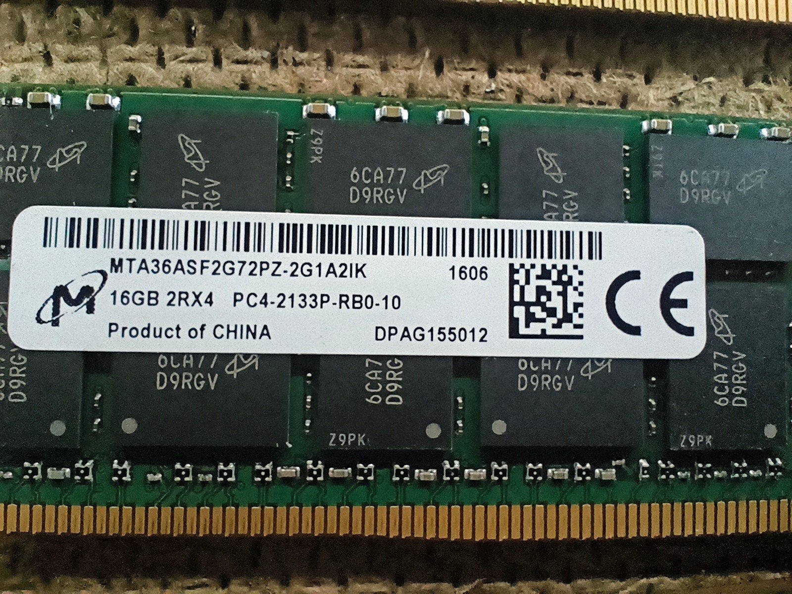 4x 16GB DDR4 RAM Geheugenmodules - Totaal 64GB, Computers en Software, Gebruikt, DDR4, Ophalen of Verzenden, Desktop