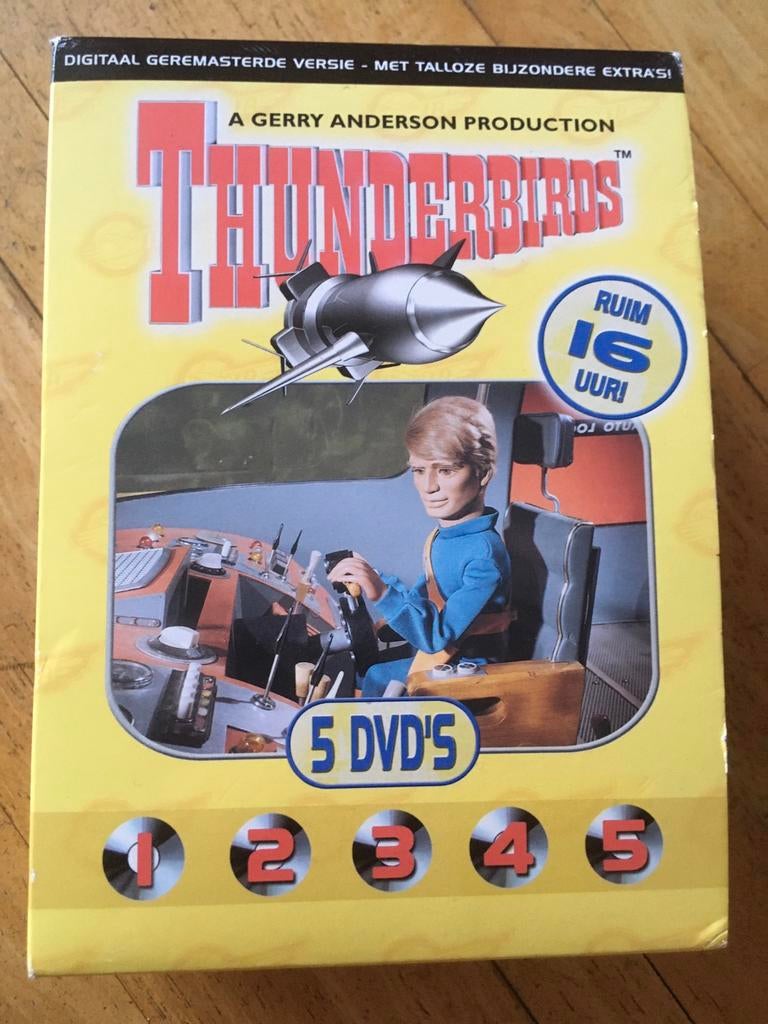 Thunderbirds 5 DVD’s box, compleet remastered, Alle leeftijden, Ophalen of Verzenden, Zo goed als nieuw