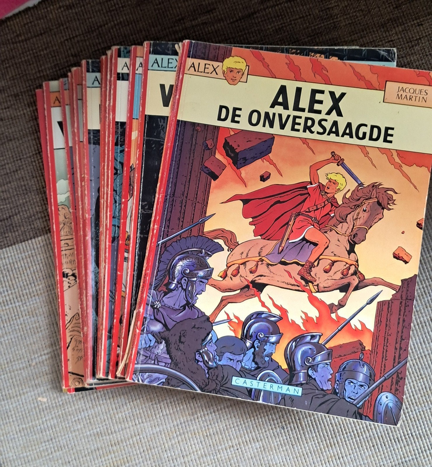 Alex de Onversaagde - 16 stripboeken van Jacques Martin, Meerdere stripboeken, Ophalen of Verzenden, Gelezen, Jacques Martin