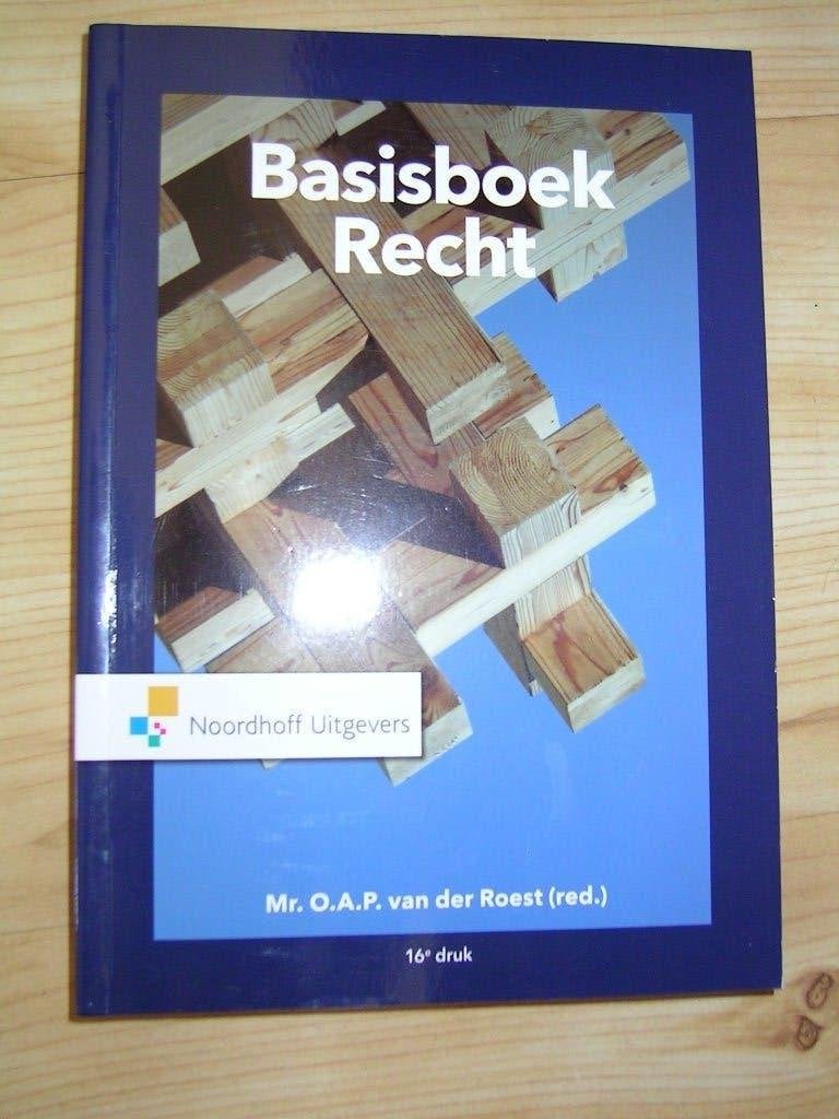 Basisboek recht NIEUW, Ophalen of Verzenden, Alpha, Nieuw, HBO