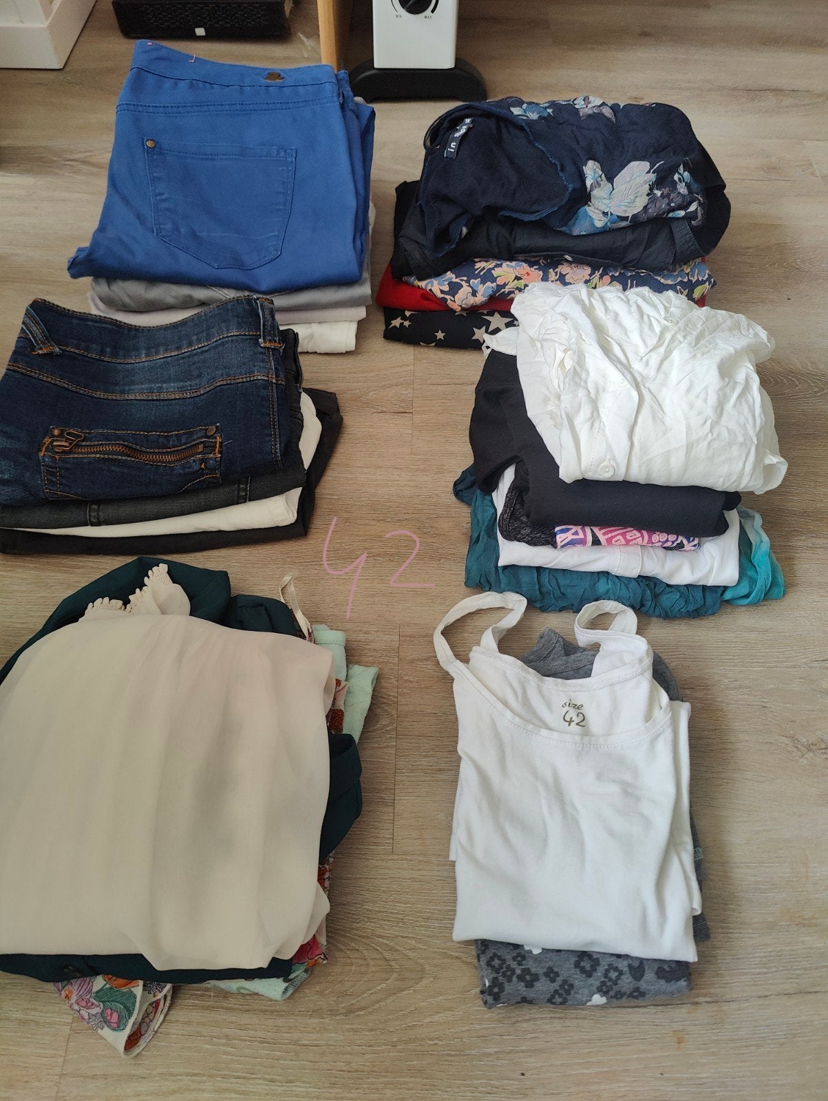 Kledingpakket Dames Maat 42: Rokken, Broeken, Shirts, Kleding | Dames, Ophalen of Verzenden, Gedragen, Maat 42/44 (L)