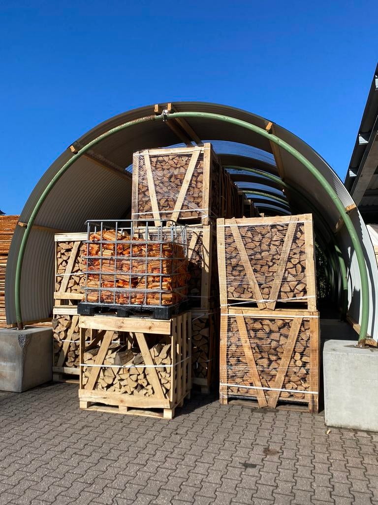 Groot en voordelig aanbod haardhout/kachelhout/brandhout!, Tuin en Terras, Haardhout, 6 m³ of meer, Ophalen of Verzenden, Blokken