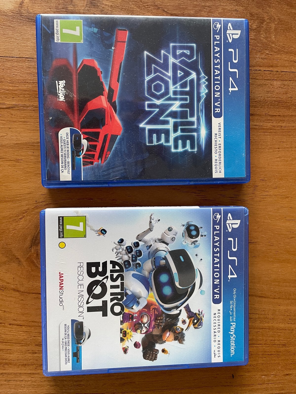 PS4 VR Games: Battlezone & Astro Bot Rescue Mission, Shooter, 1 speler, Virtual Reality, Ophalen of Verzenden