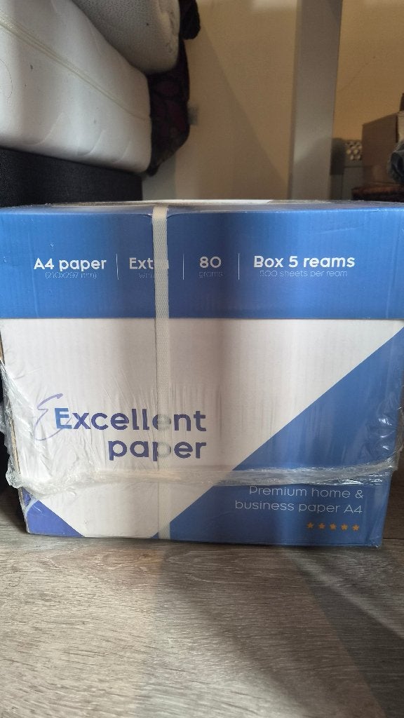 Doos Excellent Paper A4 Printpapier (5x500 vel), Ophalen of Verzenden, Nieuw, Overige typen