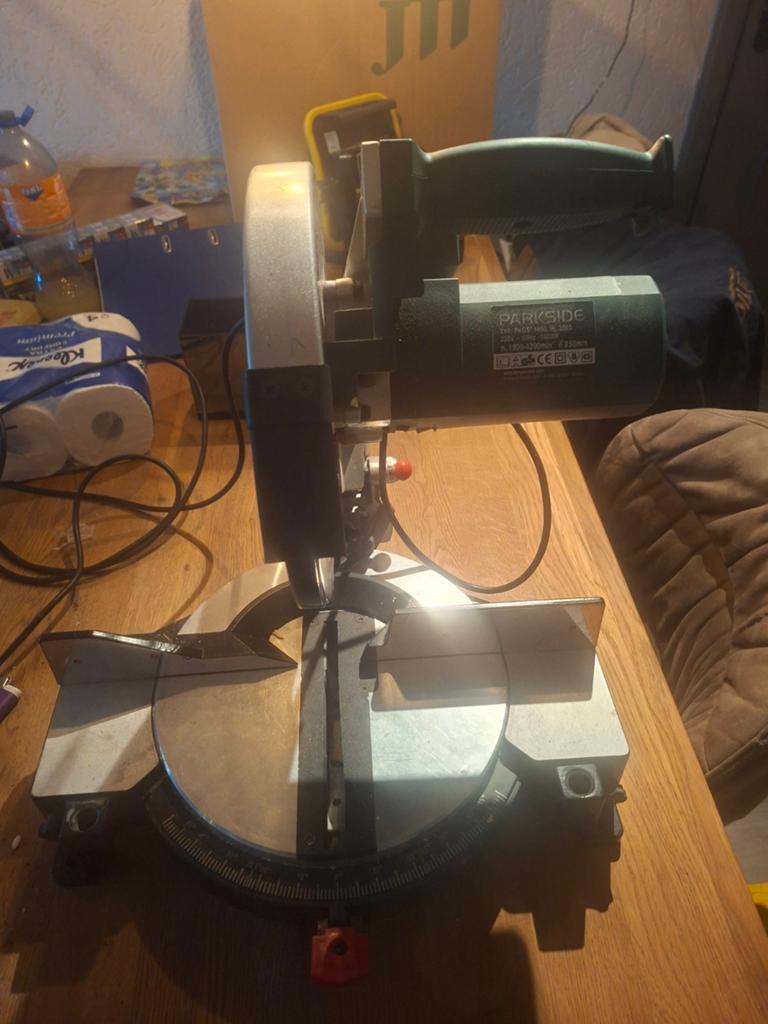 Afkortzaag  Parkside, Ophalen, Gebruikt, Afkortzaag, 30 tot 70 mm